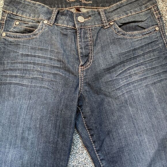 Common Genes Cropped Denim Jeans women's 12 - Picture 2 of 5